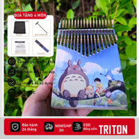 Đàn Kalimba TRITON TORO610 -17 Phím Gỗ giá rẻ TOTORO HOẠT HÌNH VÀ BẠN - Thump Piano Acoustic Finger Chromatic