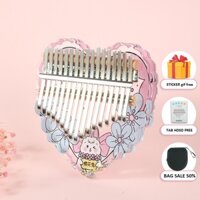 Đàn kalimba trong suốt mới nhất thumb piano 21-tone Kalimba 17-tone acrylic kalimba pha lê ngón tay trong suốt nhạc cụ p