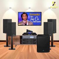 Dàn Karaoke : 4 Loa Wharfedale Pro SIGMA-10, 2 Đẩy Crown XLI2500,Vang AAP Audio K9900II , Micro VM300 , Sub Wharfedale Pro T-Sub-AX15B , Bộ Quản Lý Nguồn AAP P8