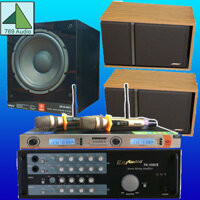 Dàn Karaoke Bose 301 seri 3 China Và Amply Boston 1090 Và Micro Shure UGx9 II