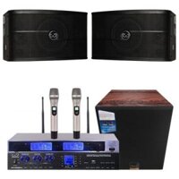 Dàn karaoke CAF TT04: (CAF 450 Pro, CAF H3 pro, CAF AX-600 Plus, Tplus W-12 Spro)