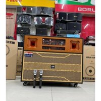 Dàn karaoke di động iMusic MK-1818 1600W. Công nghệ DSP Reverb 2024. Tặng 02 micro không dây UHF