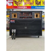 Dàn karaoke di động iMusic MK-1818 1600W. Công nghệ DSP Reverb 2024. Tặng 02 micro không dây UHF