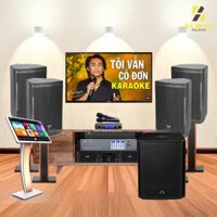 Dàn Karaoke Gia Đình : 4 Loa SE-Audiotechnik V-12 ,Đẩy 4 Kênh AAP TD8004, Vang Số AAP Audo K9900II , Micro VM300, Sub Wharfedale Pro T-Sub-AX15B, Đầu ViietK 4K Plus 4TB + Màn VietK 22 inch