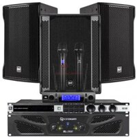 Dàn karaoke gia đình cao cấp RCF 09 (RCF C MAX 4110, Crown Xli 2500, JBL KX180A, JBL VM300, RCF 702AS II)