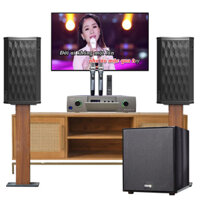 Dàn karaoke gia đình hiện đại 2024 - Denon 02 (Denon DP-R310, Denon Pro DP-N1600, BIK BJ-W25A)
