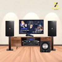 Dàn Karaoke Gia Đình : JBL 4012 G2, Đẩy Crown XLi2500 ,Vang KX180A , Micro VM300 , Sub Polk HTS12