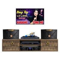 Dàn karaoke gia đình KHD43 (JBL Ki110 Gold Edition, JKAudio H2600, X6000 Plus, B5 Plus)