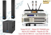 Dàn karaoke gia đình loa cột E3 BR 8.5 cao cấp