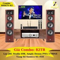 Dàn Karaoke Gia Đình Loa JBL Studio 698 , Amply Denon PMA 1700NE, Vang Số Sumico SU-910