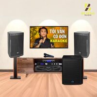 Dàn Karaoke Gia Đình : Loa SE-Audiotechnik V-12, Đẩy Crown XLi2500 ,Vang KX180A , Micro VM300 , Sub Wharfedale Pro T-Sub-AX15B