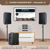 Dàn Karaoke Gia Đình: Loa 4Acoustic PCS-DR12, 112BS, DBAcoustic LX-D8