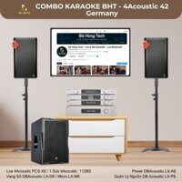 Dàn Karaoke Gia Đình: Loa 4Acoustic PCS-X6, 112BS, DBAcoustic LX-D8