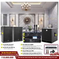 DÀN KARAOKE GIA ĐÌNH S1112 (LOA HK KP12, MICRO DBACOUSTIC M800D, SUB HK PRO18S, VANG SỐ DBACOUSTIC S900, QUẢN LÝ NGUỒN DBACOUSTIC SP10 PLUS, ĐẨY CÔNG SUẤT DBACOUSTIC D4.12)