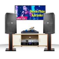 DÀN KARAOKE JBL CAO CẤP GD47 ( JBL KP6010 + CỤC ĐẨY JK H2600 + MICRO JK B5 PLUS + VANG SỐ JK X6000 ) HÀNG CHÍNH HÃNG