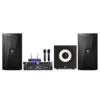 Dàn Karaoke JBL DLA12 ( jbl KPS 2 , vang jbl kx180, đẩy crown kvs 500, micro jbl vm300 , sub JBL Stage A12P)