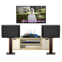 Dàn Karaoke JBL GD75 (JBL RM210 + Vang Kiwi KF X10 Pro + Micro B3 Plus)