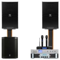Dàn karaoke JBL TT164: (JBL KP4012G2, Vatasa T10, Vatasa V8Pro, DT Lion406, JBL PRX 418S)