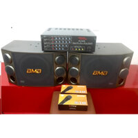 Dàn Karaoke Loa 850C Bass 25cm + Âmly Jagua 203 III 12 Sò Tặng Cặp Mic hát  +dây kết nối.Diện tích sử dụng 15-25m2