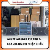 Dàn karaoke Mixer MTMAX F10 Pro & cặp loa KS 310 nhập khẩu công suất đỉnh. Sử dụng cho gia đình và hội nghị, sân khấu...