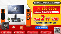 Dàn Karaoke Paramax TT250: Euro8Luxury+T500+V6Pro+Lion408+HTS12