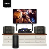 Dàn Karaoke SP009260: 1 cặp Loa Bose 802 series V, Cục đẩy công suất Wharfedale Pro XR 2500, Mixer JBL KX180A, Micro không dây JBL VM300, Bose SUB1 Bass Module