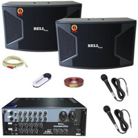Dàn karaoke và nghe nhạc PA - 9000S BellPlus hàng chính hãng  - đen