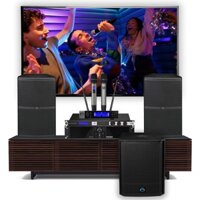 Dàn karaoke WJ01 (loa Wharfedale WH12 NEO + sub Wharfedale T-SUB AX15B + đẩy Wharfedale CPD 2600 + Vang JBL KX180A+ Micro JBL VM300)