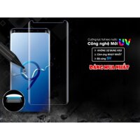 Dán kính cường lực Samsung Note 8 full keo nước UV full màn hình