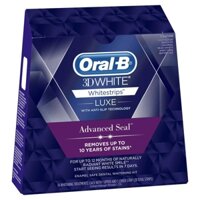 Dán làm trắng răng Oral B 3D White Luxe Advanced Seal 14
