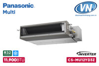 Dàn lạnh Âm Trần Nối Ống Gió Multi Panasonic 1 Chiều Inverter 12000 BTU CS-MU12YD3Z
