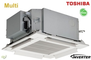 Dàn lạnh điều hòa âm trần Multi Toshiba Inverter 2 chiều 12000Btu RAS-M13U2MUVG-E, gas R410A