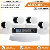 Dàn loa âm trần nghe nhạc hay - Bộ 8 loa âm trần Jamo 6.5 CS-T