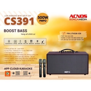 Dàn loa Karaoke di động Acnos CS446