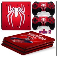 dán lụa ps4 pro spider man 5 mẫu fullbody người nhện