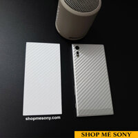 Dán lưng vân Carbon cho điện thoại Sony Xperia - XZ1 COMPACT