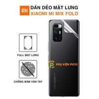 Dán lưng Xiaomi Mi Mix Fold dẻo vân mờ chống bám vân tay