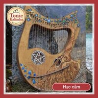 Đàn lyre Harp đàn hạc thủ công Tặng full phụ kiện, bảo hành thân đàn 10 năm tặng đàn kalimba 17 phím KATENE-W01035