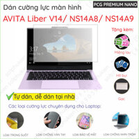 Dán màn hình cường lực AVITA Liber V14/ NS14A8/ NS14A9 nano dẻo siêu mỏng trong suốt, nhám chống vân tay, bảo vệ mắt,cnt