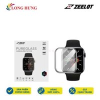 Dán màn hình cường lực Full viền chống vân tay Zeelot Apple Watch 38/40/42/44mm - Hàng chính hãng