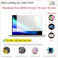 Dán màn hình cường lực MacBook Pro (2019) 13 inch/ 15 inch/ 16 inch nano dẻo siêu mỏng trong suốt, nhám, chống nhìn trộm