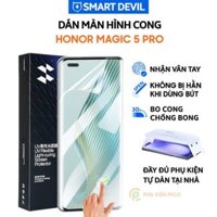 Dán màn hình Honor Magic 5 Pro PPF UV Smart Devil full màn hình dẻo trong suốt
