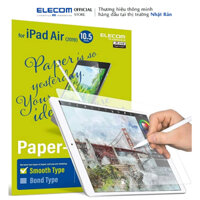 Dán màn hình iPad Air 2019/Pro 2017, loại trơn ELECOM TB-A19PS105-W - Hàng Chính Hãng