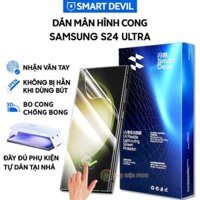Dán màn hình Samsung S24 Ultra PPF UV Smart Devil full màn hình dẻo trong suốt