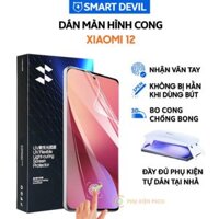 Dán màn hình Xiaomi 12 PPF UV Smart Devil full màn hình dẻo trong suốt – Dán PPF UV Xiaomi Mi 12