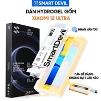 Dán màn hình Xiaomi 12 Ultra Hydrogel Gốm Smart Devil full màn hình nhận vân tay