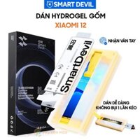 Dán màn hình Xiaomi 12 Hydrogel Gốm Smart Devil full màn hình nhận vân tay