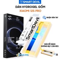 Dán màn hình Xiaomi 12S Pro Hydrogel Gốm full màn hình nhận vân tay chính hãng SmartDevil