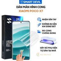 Dán màn hình Xiaomi Poco X7 5G PPF UV Smart Devil full màn hình dẻo trong suốt