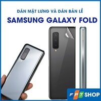 Dán mặt lưng Samsung Galaxy Fold và dán bản lề PPF cao cấp dẻo trong suốt